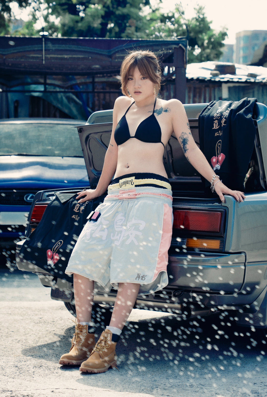 [Pre-Order] 松島安 x Conjure「扑性褲」Boxing Shorts Grey